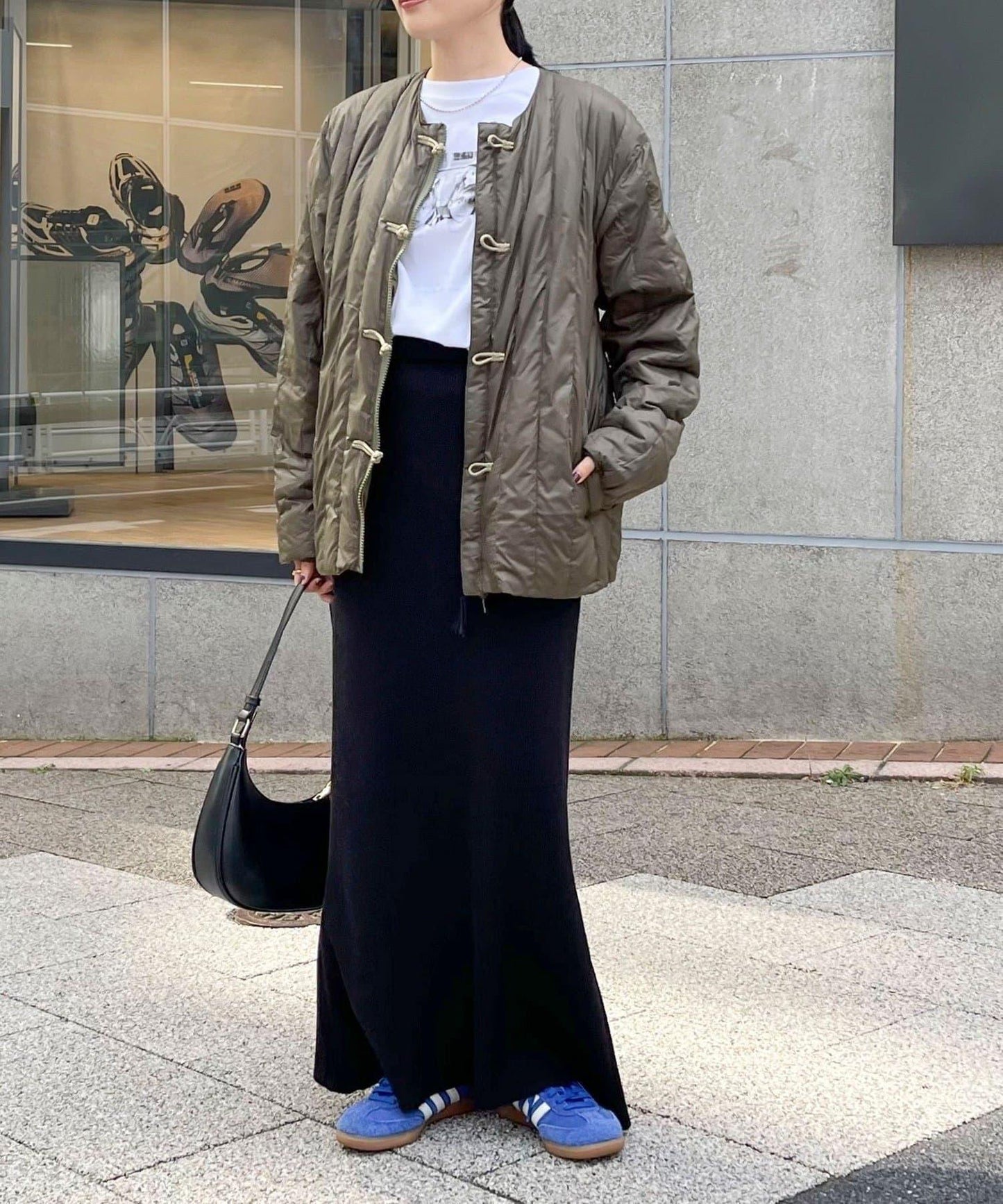 【TAION】可雙面穿中式盤扣內膽羽絨服