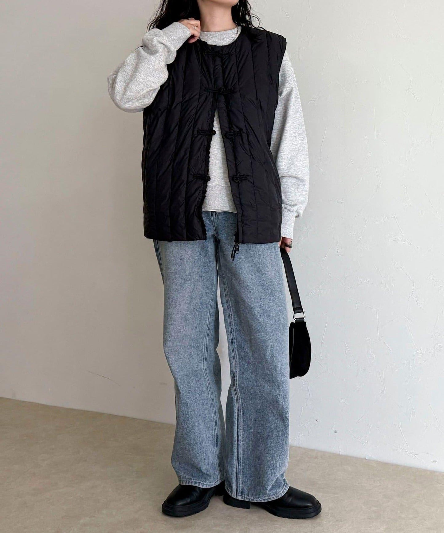 【TAION】可雙面穿中式扣內膽羽絨背心