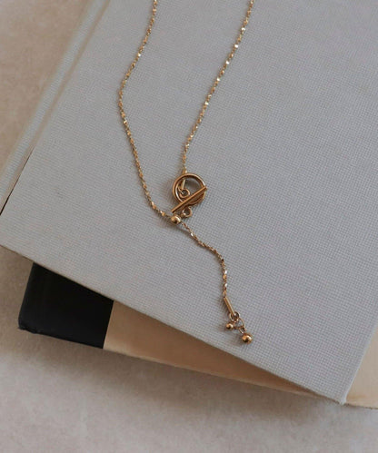 不鏽鋼亮鏈釦項鍊