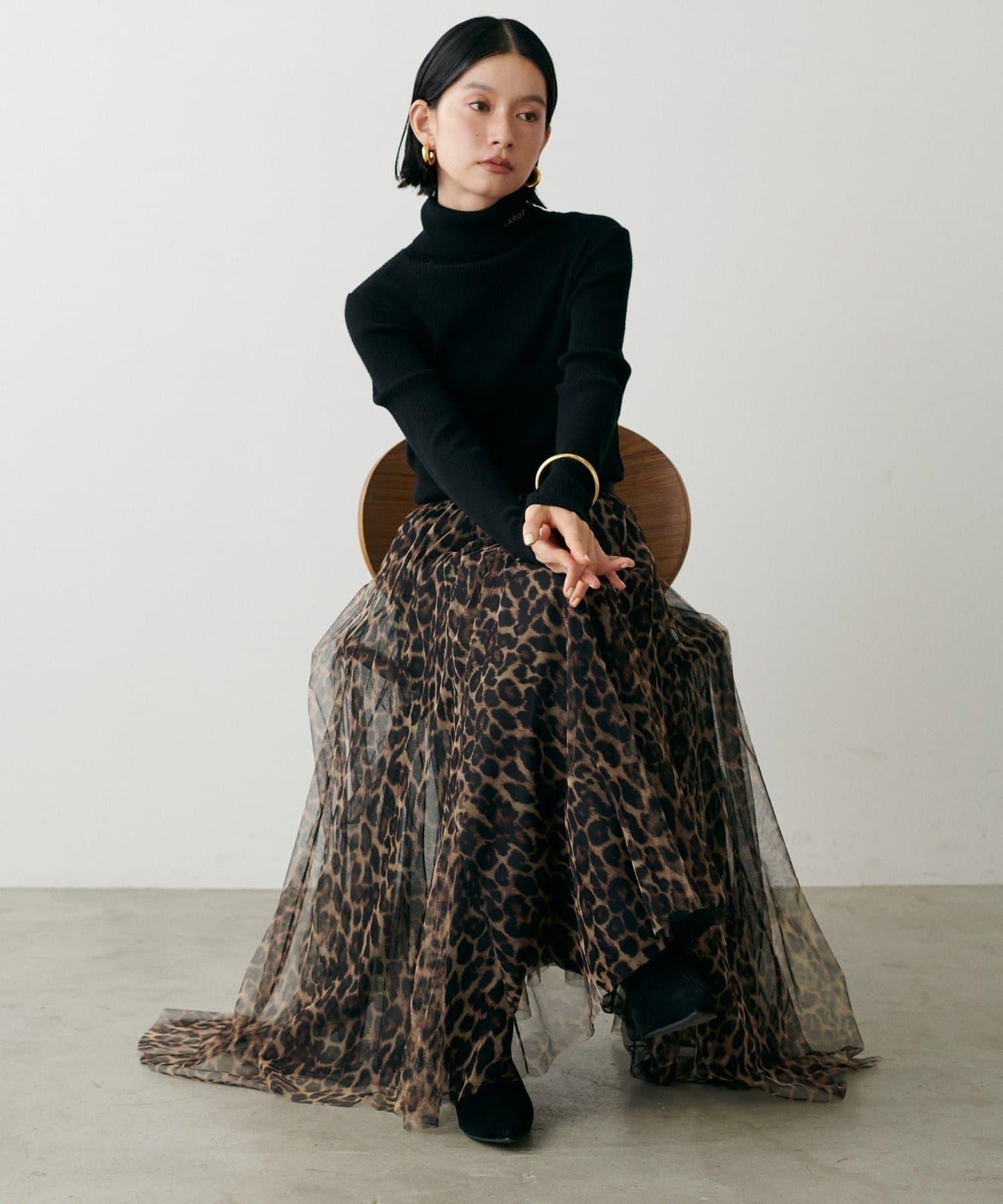 蓬鬆網紗半身裙