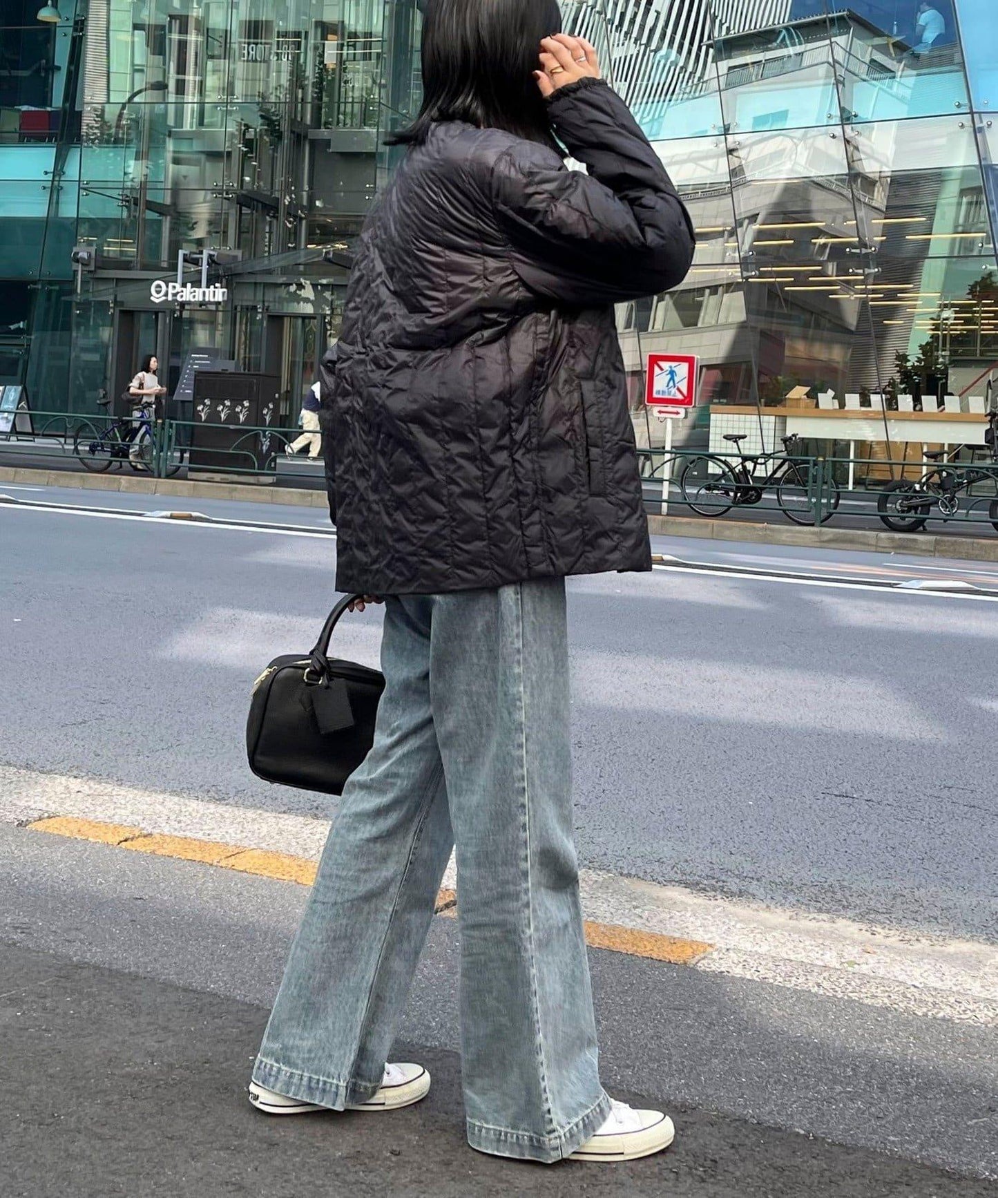 【TAION】可雙面穿中式盤扣內膽羽絨服