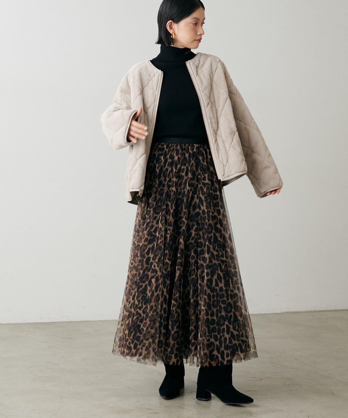 蓬鬆網紗半身裙