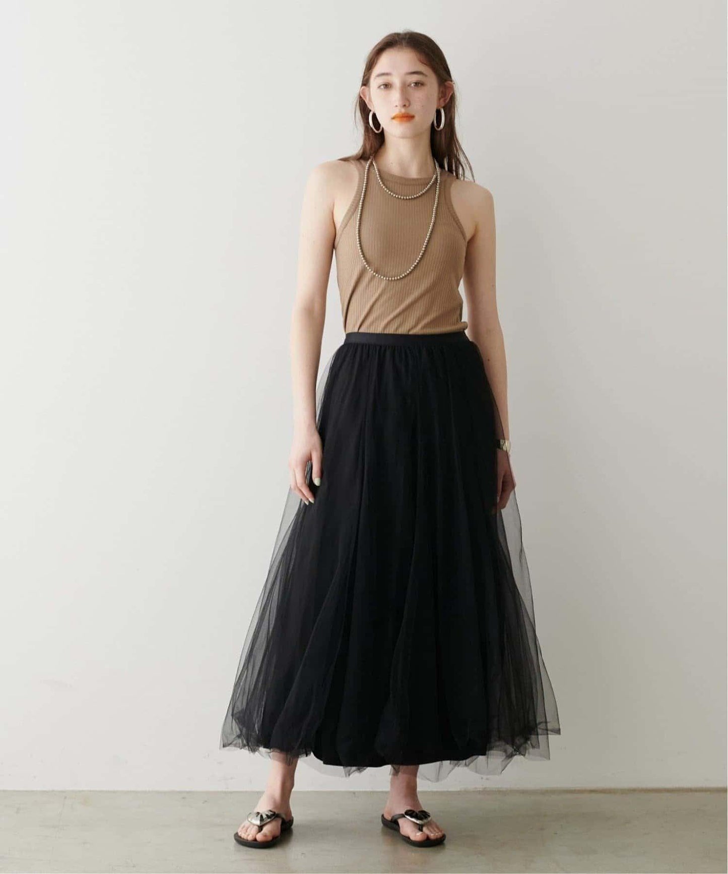 蓬鬆網紗半身裙