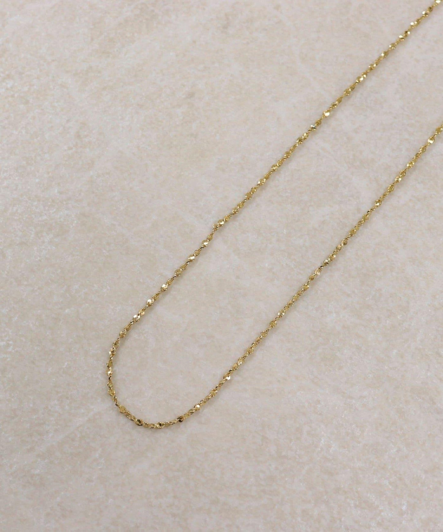 不鏽鋼亮鏈釦項鍊