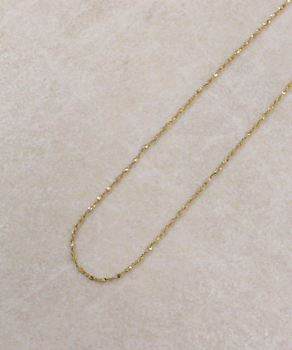 不鏽鋼亮鏈釦項鍊