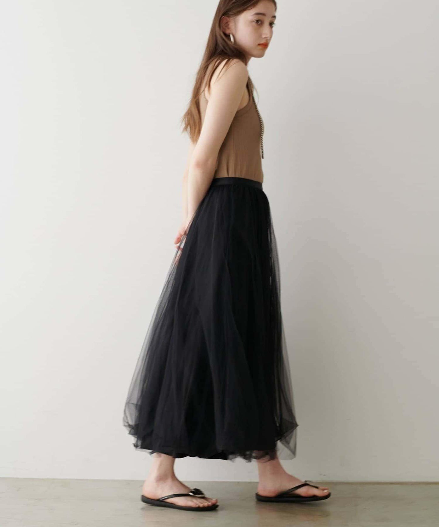 蓬鬆網紗半身裙