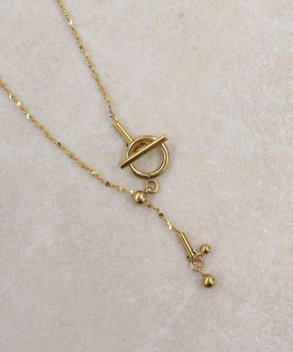 不鏽鋼亮鏈釦項鍊