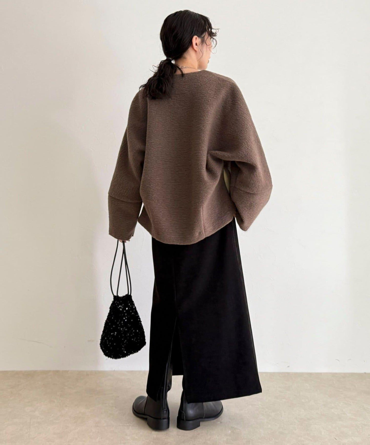 意大利風格輕盈無領夾克