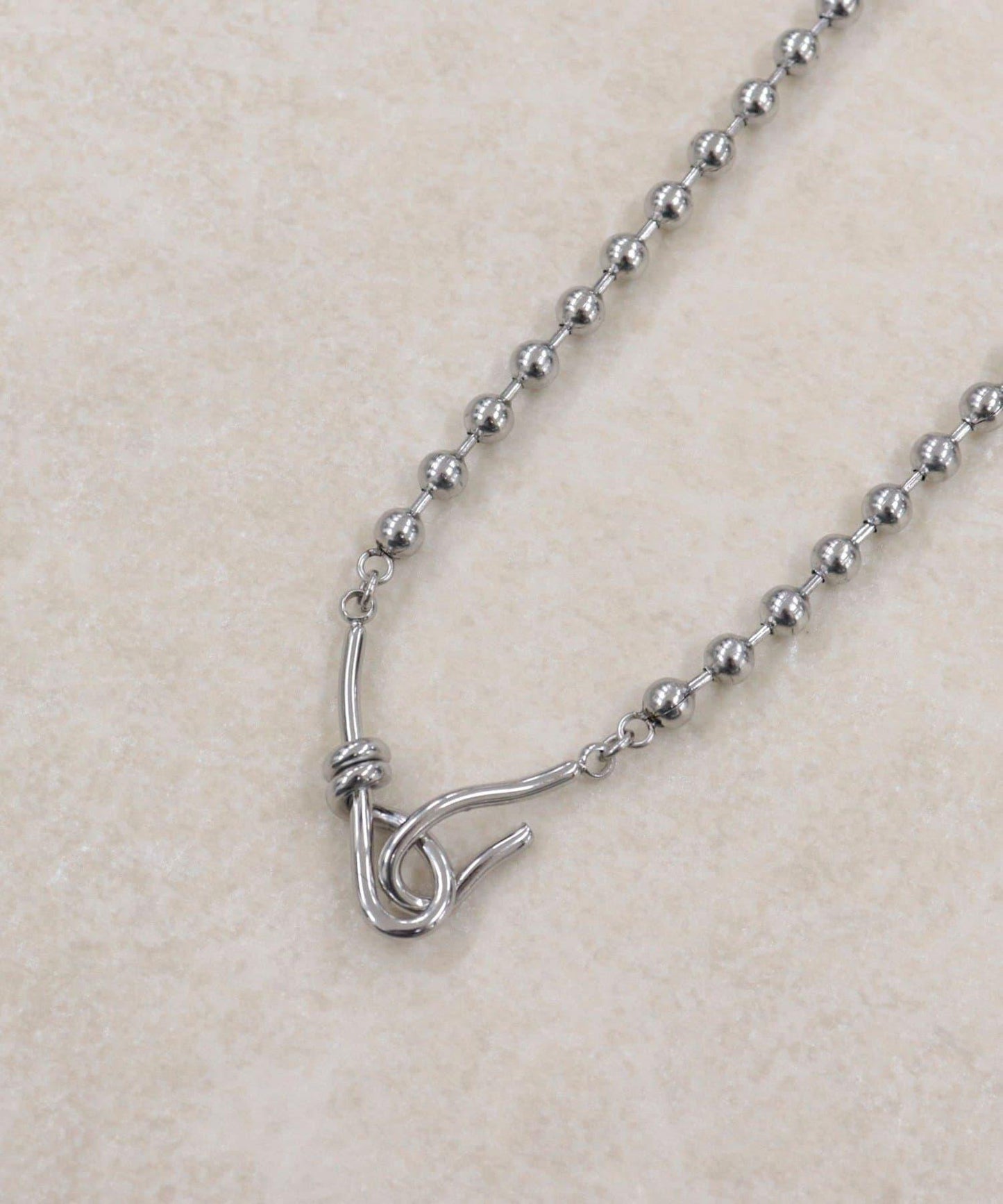 不鏽鋼球鏈掛鉤項鍊