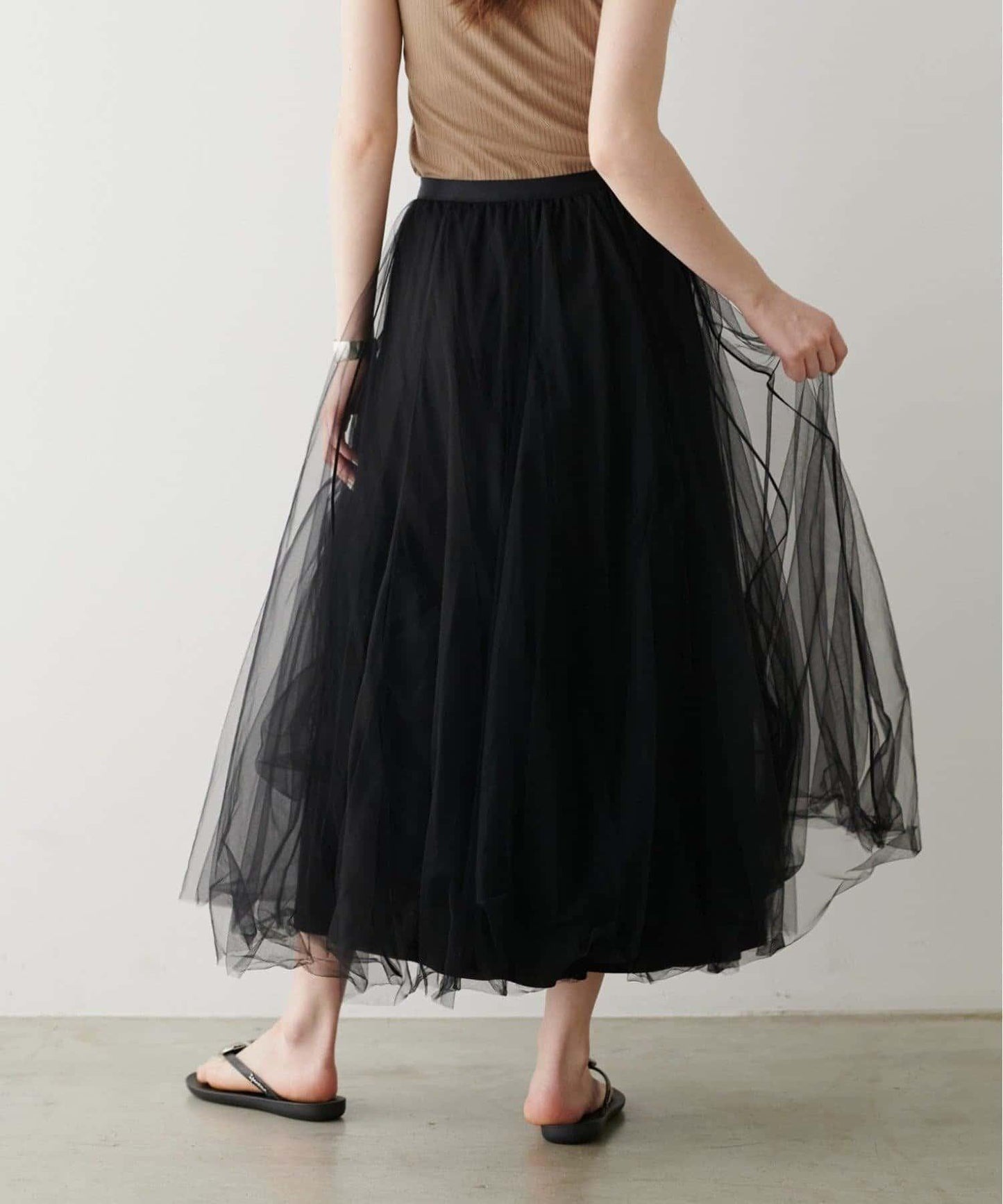 蓬鬆網紗半身裙