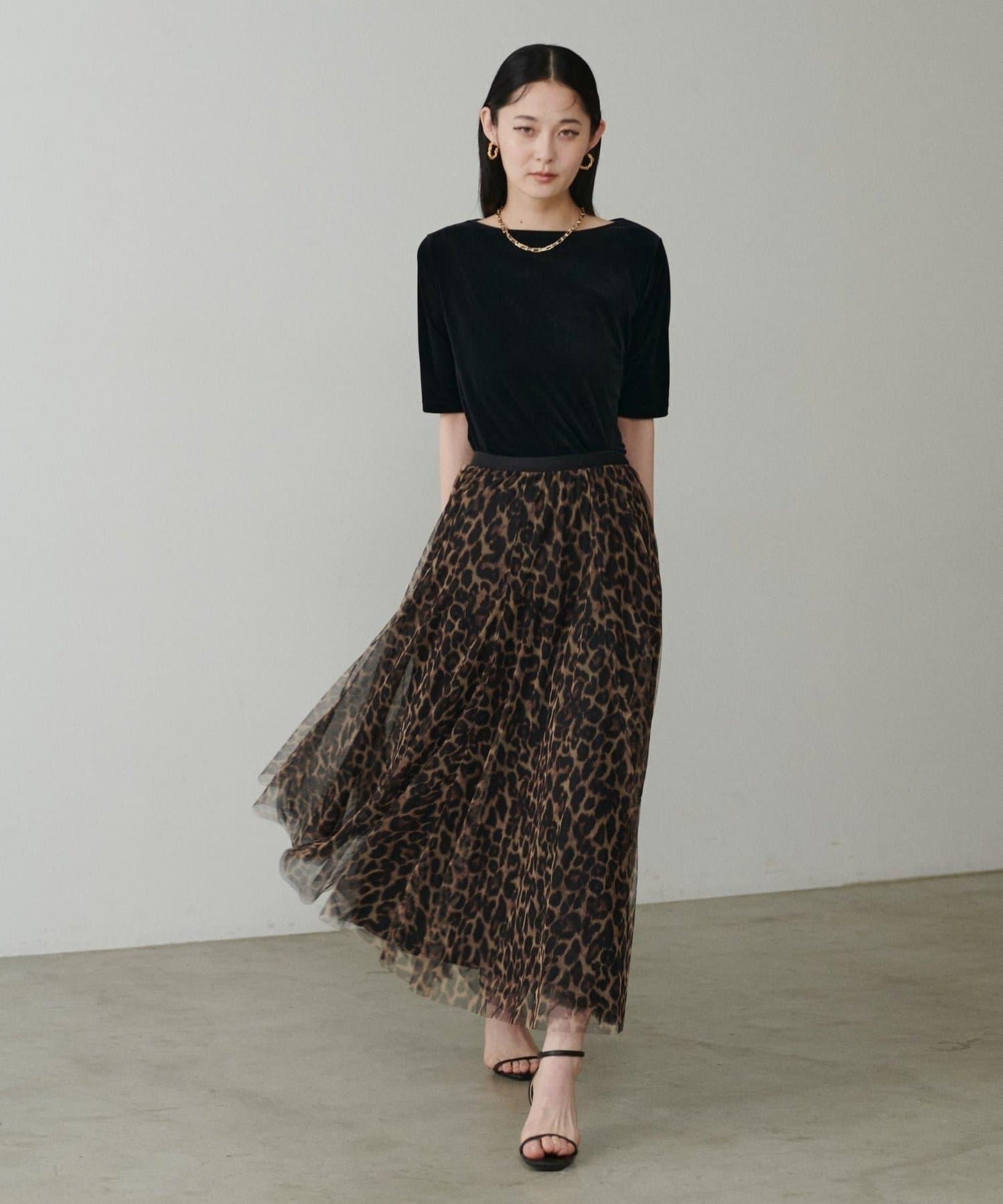 蓬鬆網紗半身裙