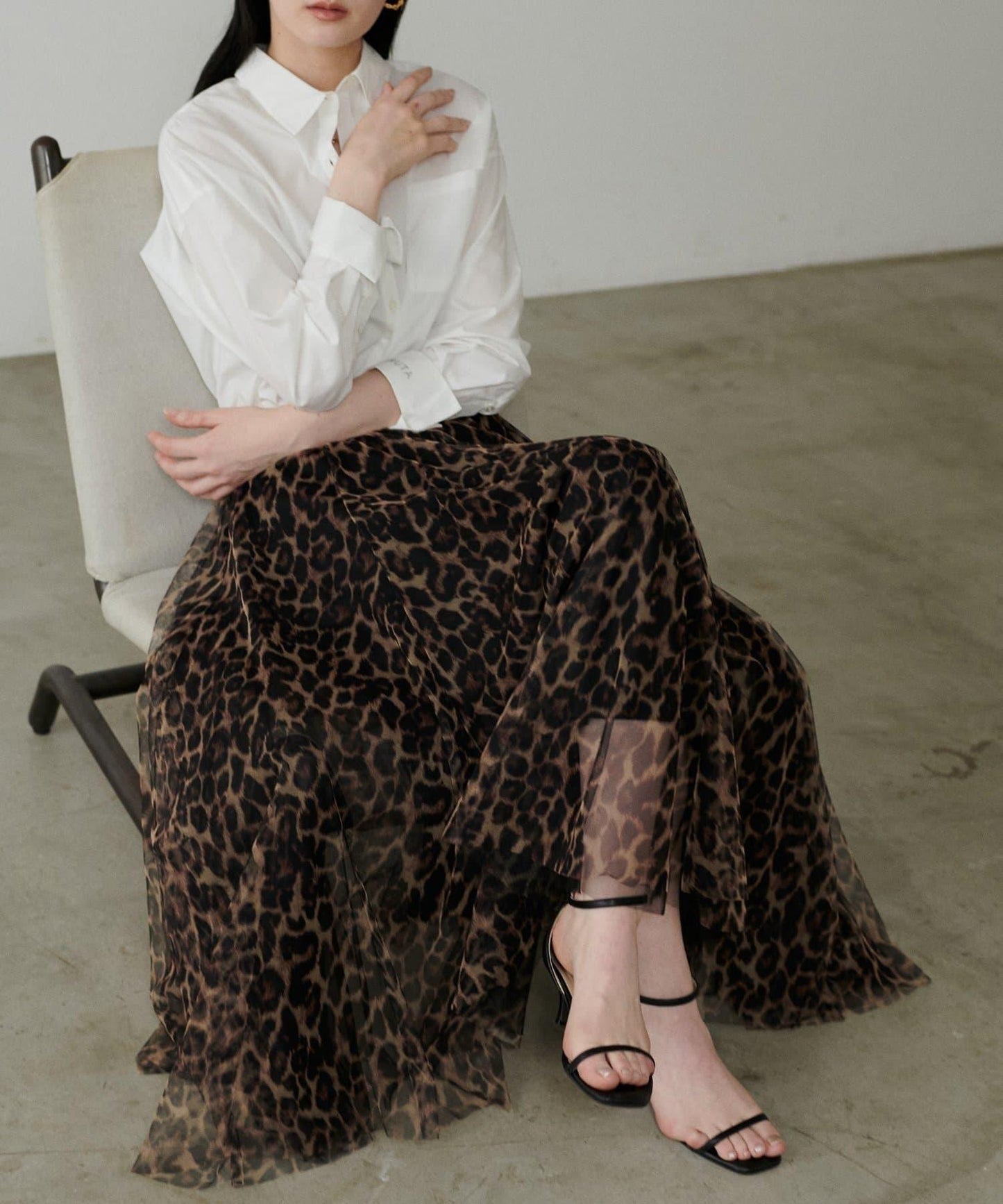 蓬鬆網紗半身裙