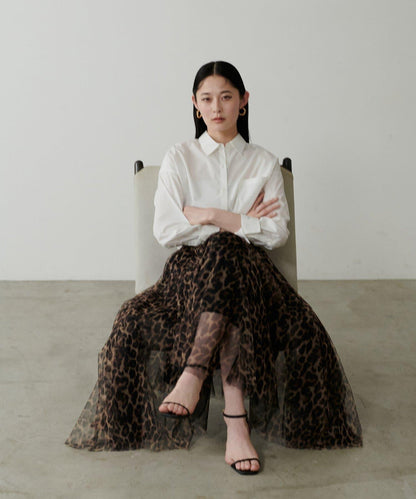 蓬鬆網紗半身裙