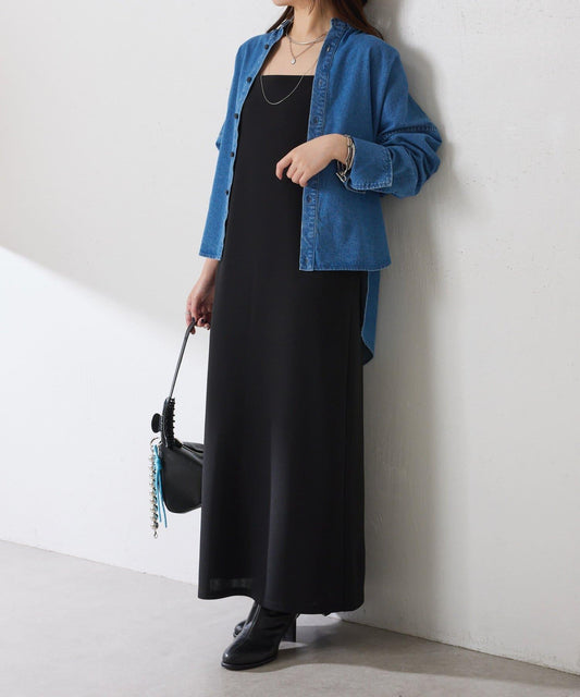 【/適合長季節穿著】喬其紗吊帶連衣裙