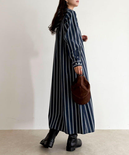 【GEVACO/ゲバコ】連帽襯衫連衣裙