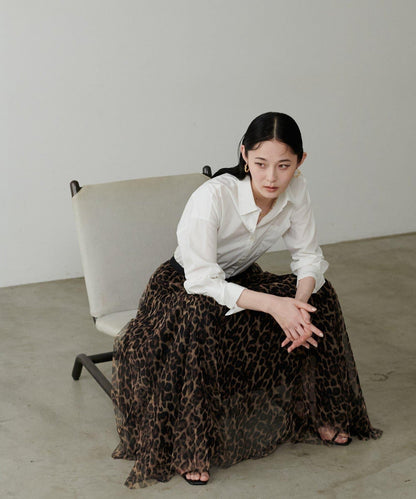 蓬鬆網紗半身裙