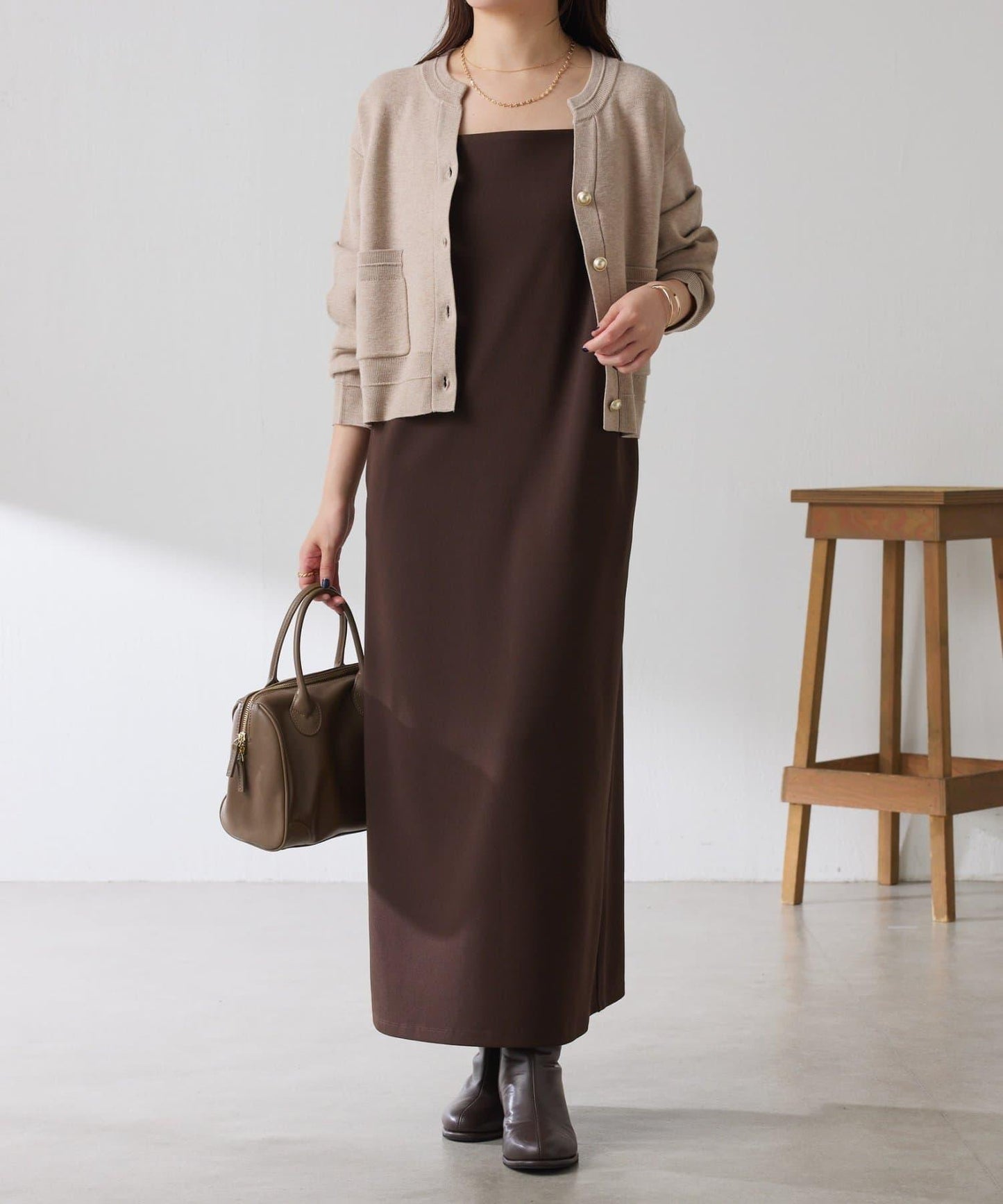 【/適合長季節穿著】喬其紗吊帶連衣裙