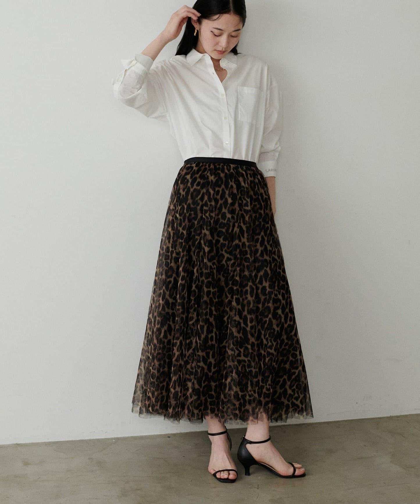 蓬鬆網紗半身裙