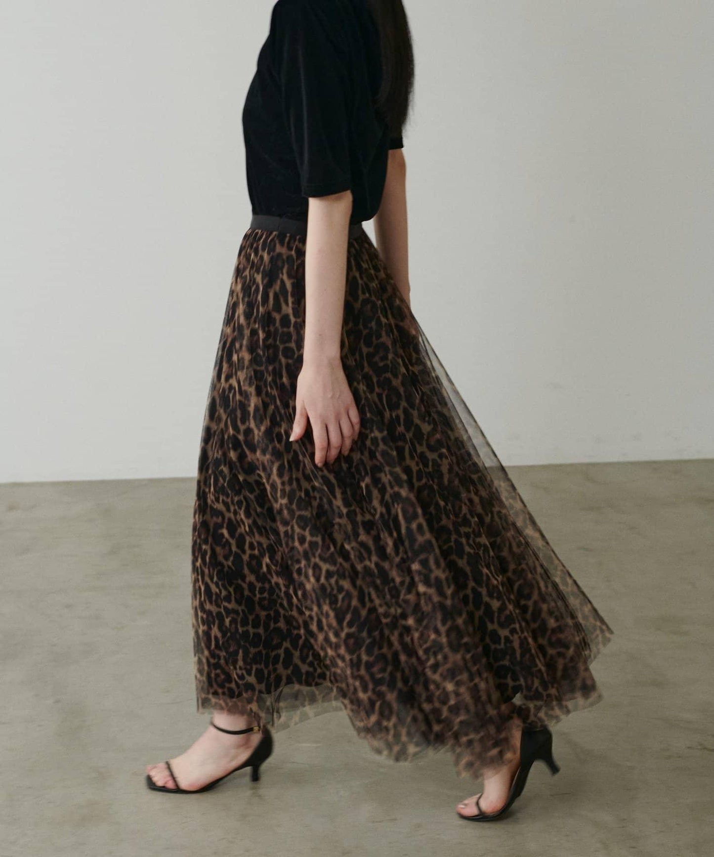 蓬鬆網紗半身裙