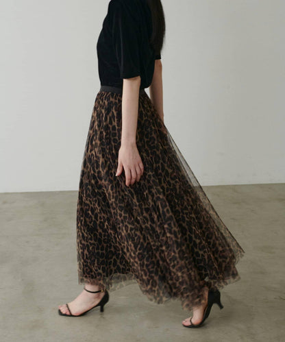 蓬鬆網紗半身裙