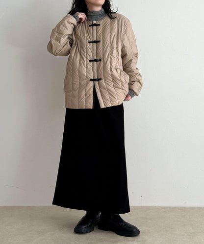 【TAION】可雙面穿中式盤扣內膽羽絨服