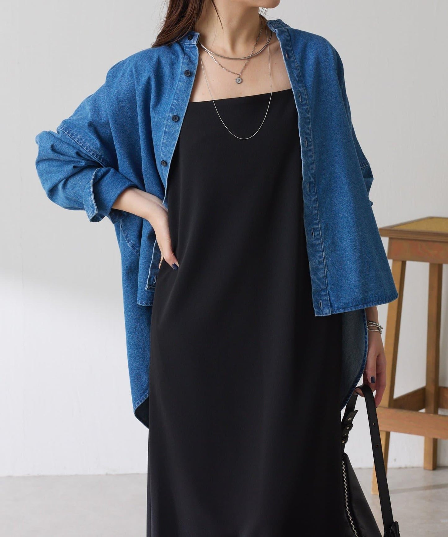 【/適合長季節穿著】喬其紗吊帶連衣裙