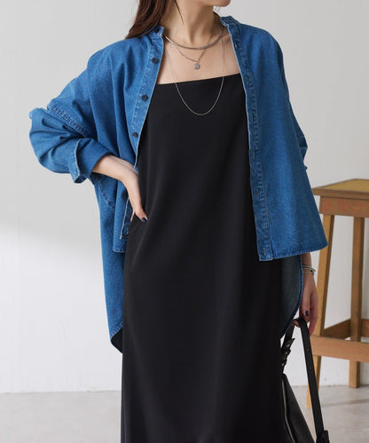 【/適合長季節穿著】喬其紗吊帶連衣裙