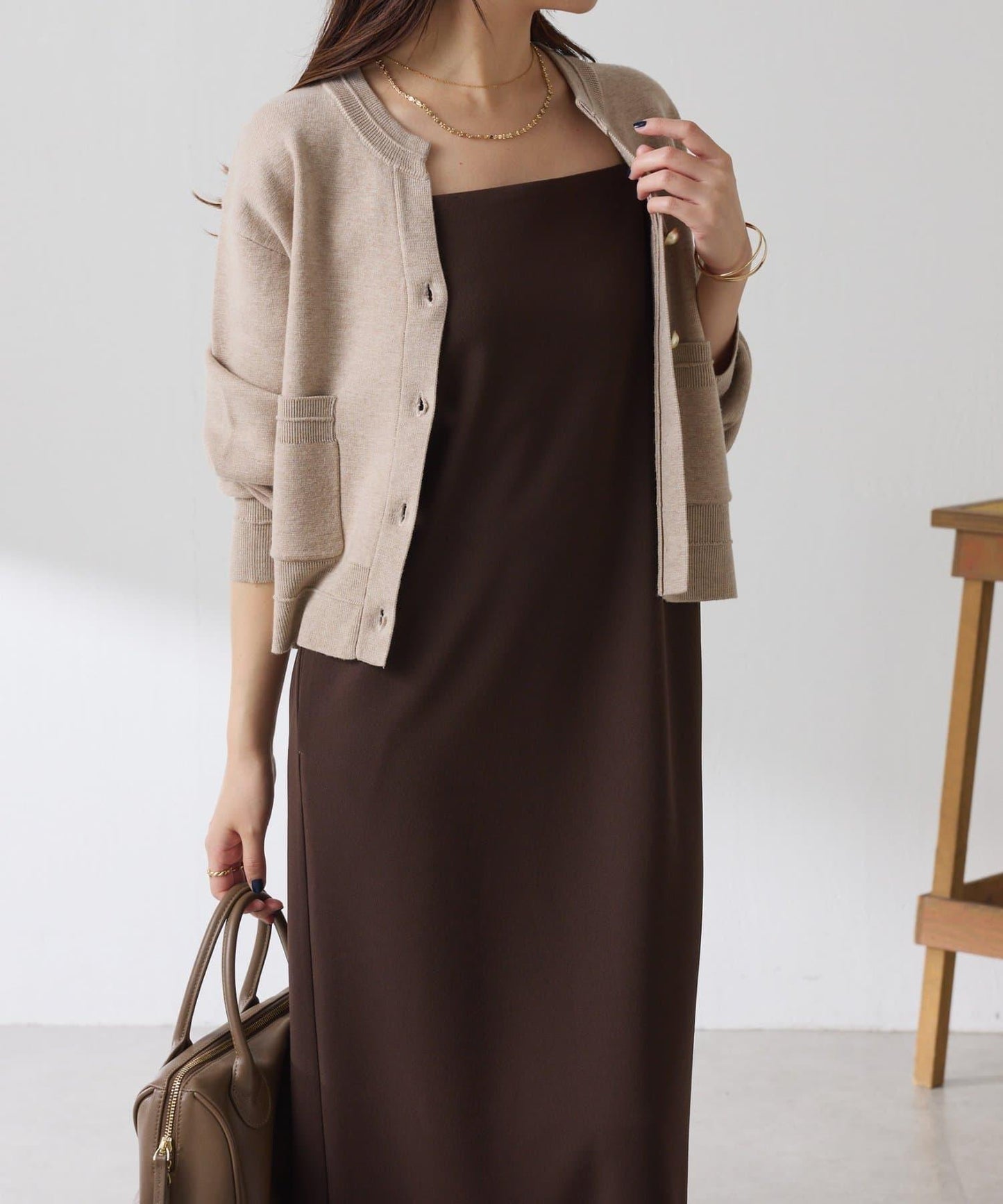 【/適合長季節穿著】喬其紗吊帶連衣裙