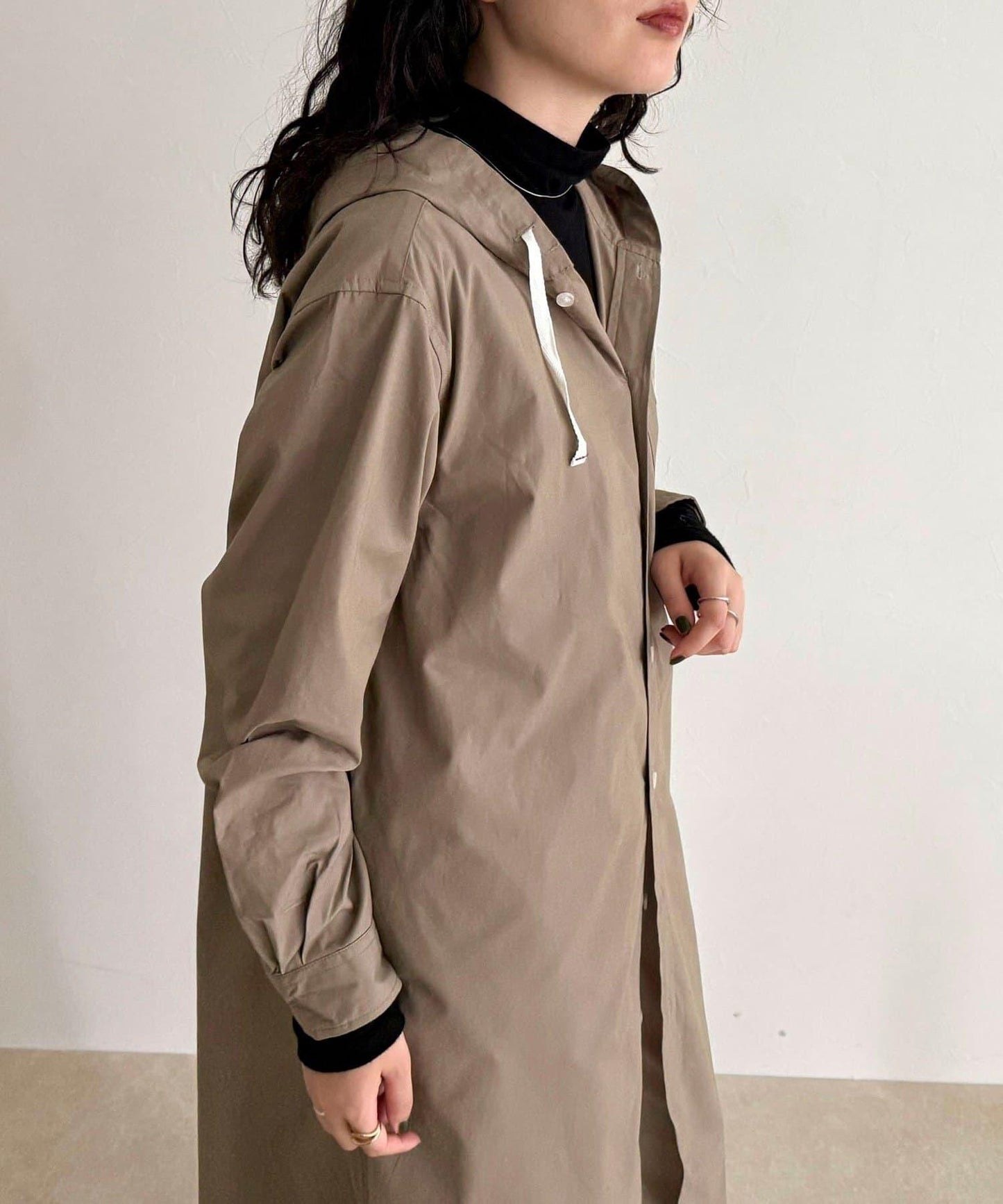 【GEVACO/ゲバコ】連帽襯衫連衣裙