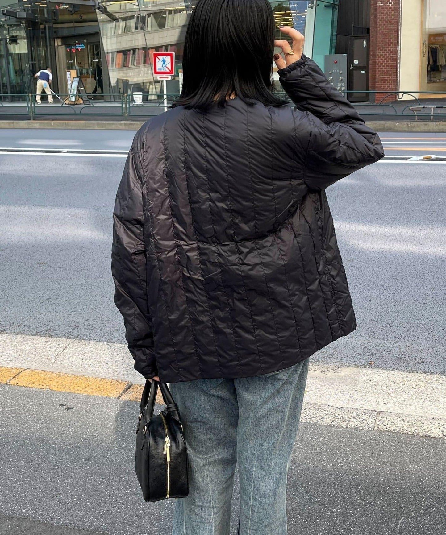 【TAION】可雙面穿中式盤扣內膽羽絨服