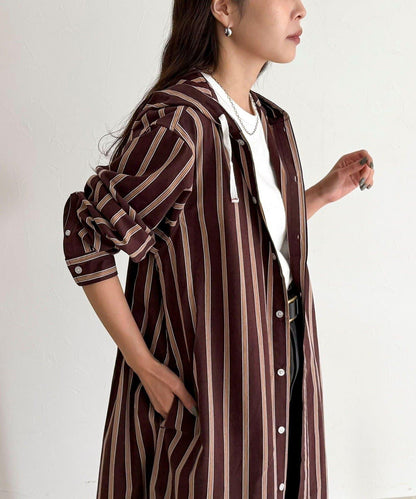 【GEVACO/ゲバコ】連帽襯衫連衣裙