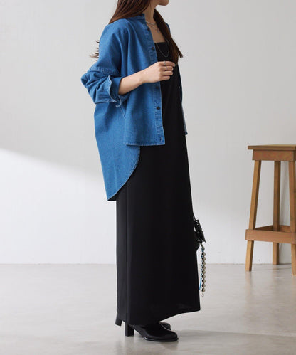 【/適合長季節穿著】喬其紗吊帶連衣裙