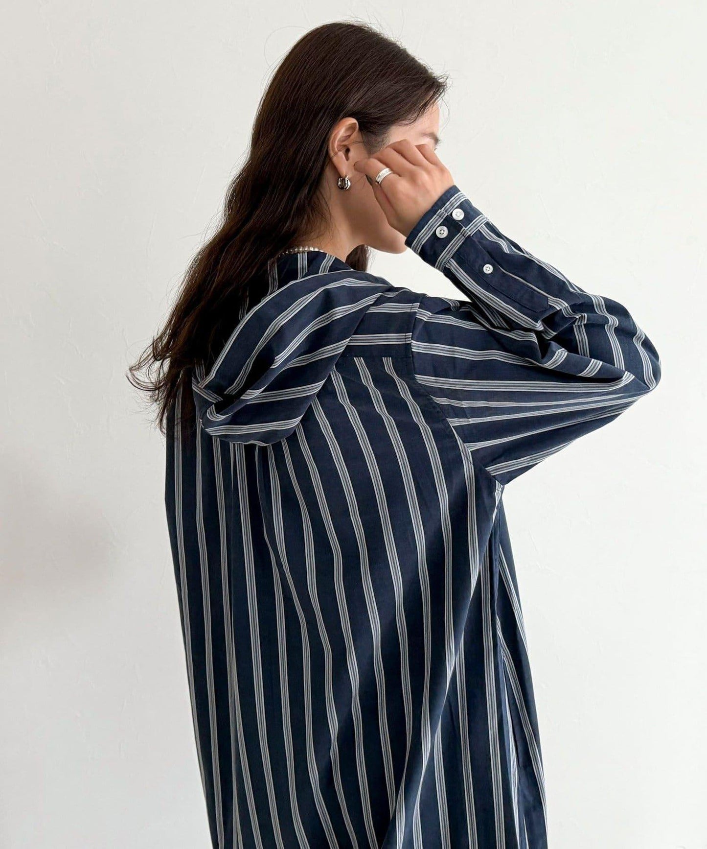 【GEVACO/ゲバコ】連帽襯衫連衣裙