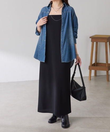 【/適合長季節穿著】喬其紗吊帶連衣裙