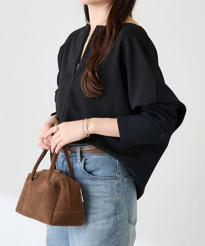 波紋針織拼接套頭衫/可成套搭配