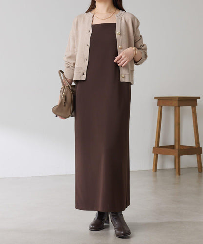 【/適合長季節穿著】喬其紗吊帶連衣裙