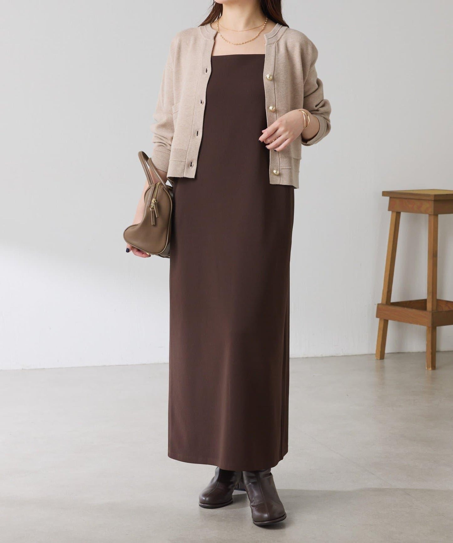 【/適合長季節穿著】喬其紗吊帶連衣裙