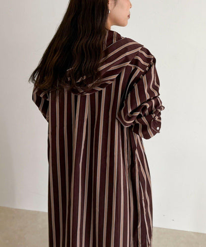 【GEVACO/ゲバコ】連帽襯衫連衣裙