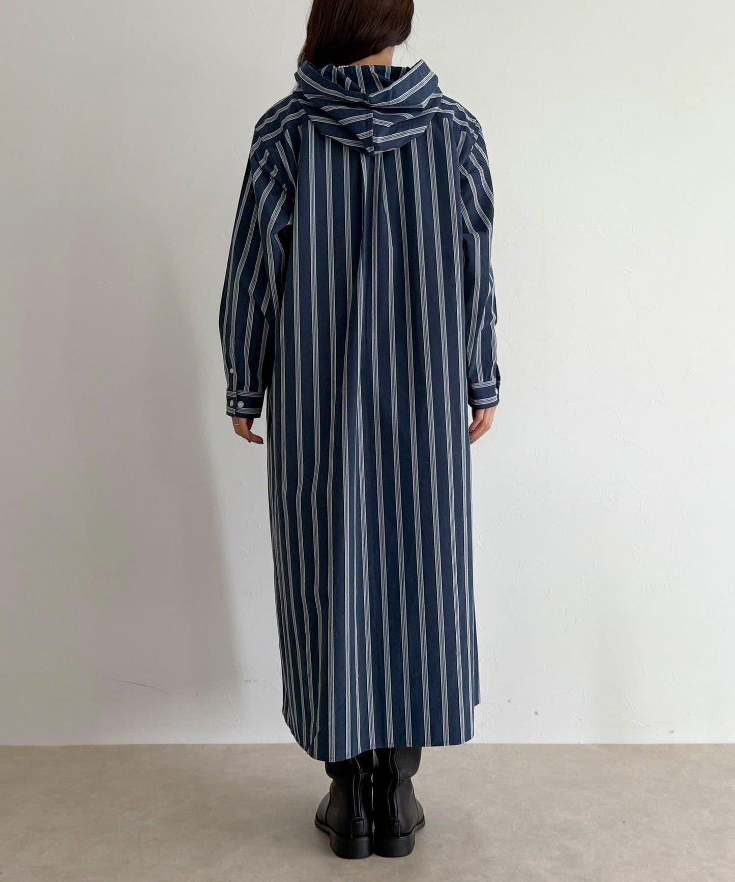 【GEVACO/ゲバコ】連帽襯衫連衣裙