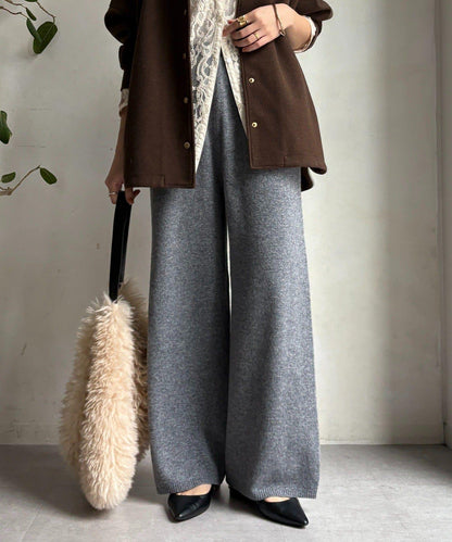 100%美利奴羊毛針織褲