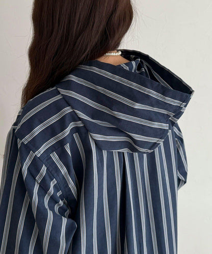 【GEVACO/ゲバコ】連帽襯衫連衣裙