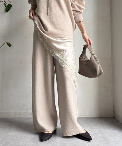 100%美利奴羊毛針織褲