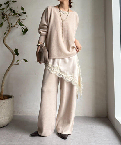 100%美利奴羊毛針織褲