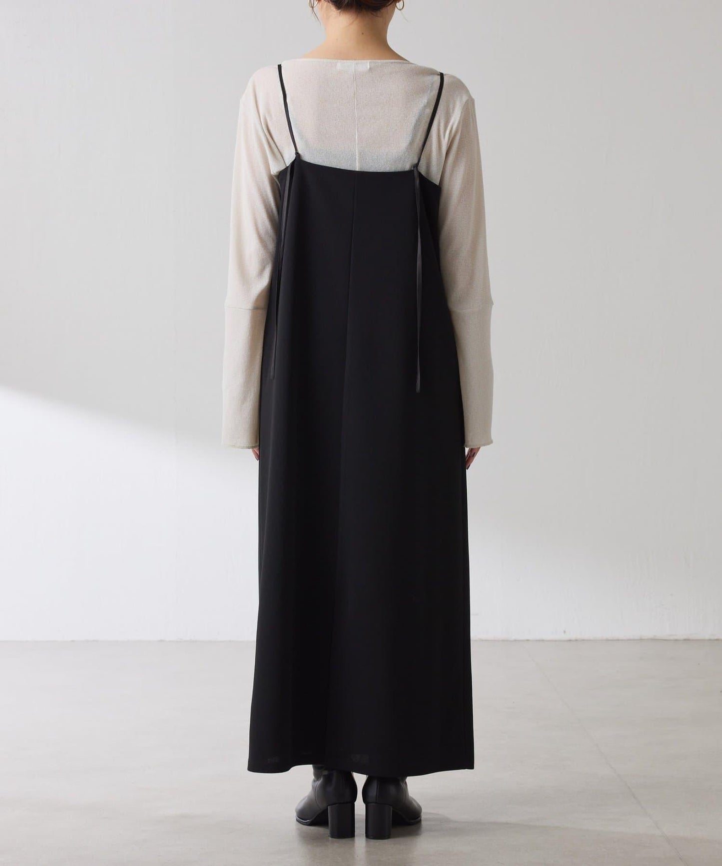 【/適合長季節穿著】喬其紗吊帶連衣裙