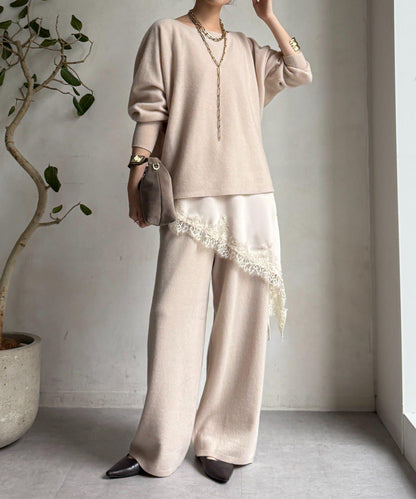 100%美利奴羊毛針織褲