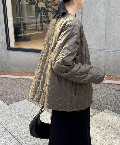 【TAION】可雙面穿中式盤扣內膽羽絨服