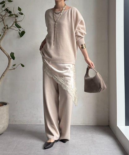 100%美利奴羊毛針織褲