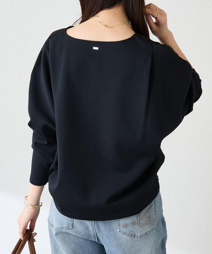 波紋針織拼接套頭衫/可成套搭配