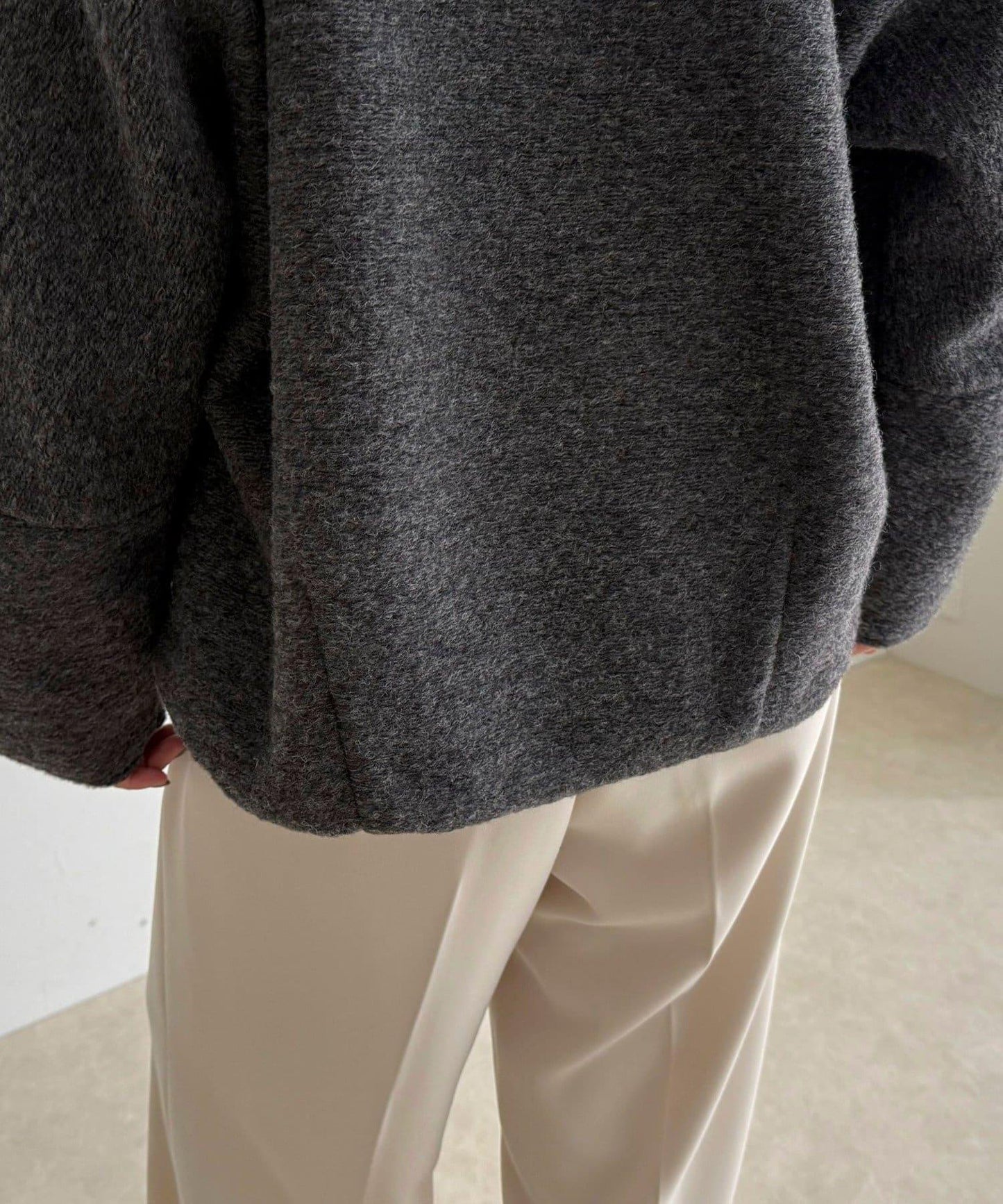 意大利風格輕盈無領夾克