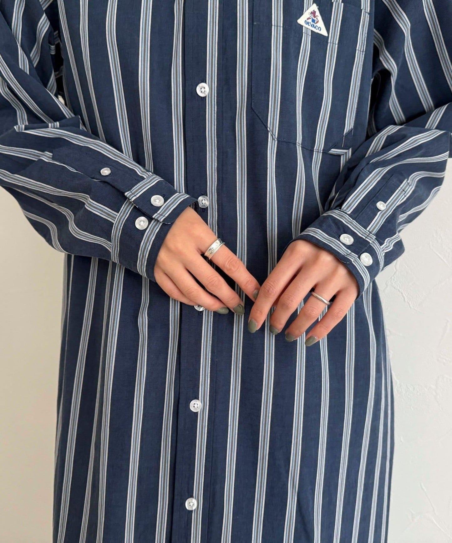 【GEVACO/ゲバコ】連帽襯衫連衣裙